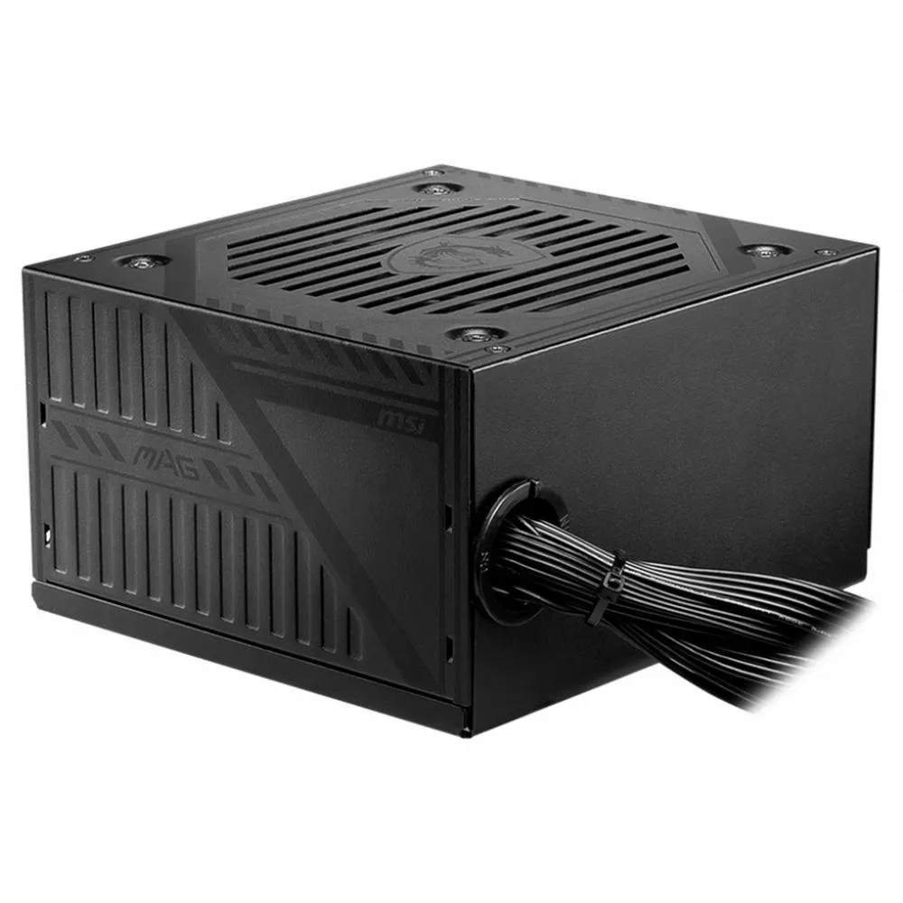 [App] Fonte Msi Mag A600dn, 600w, 80 Plus White, Pfc Ativo, Com Cabo, Preto - 306-7zp6b22-809